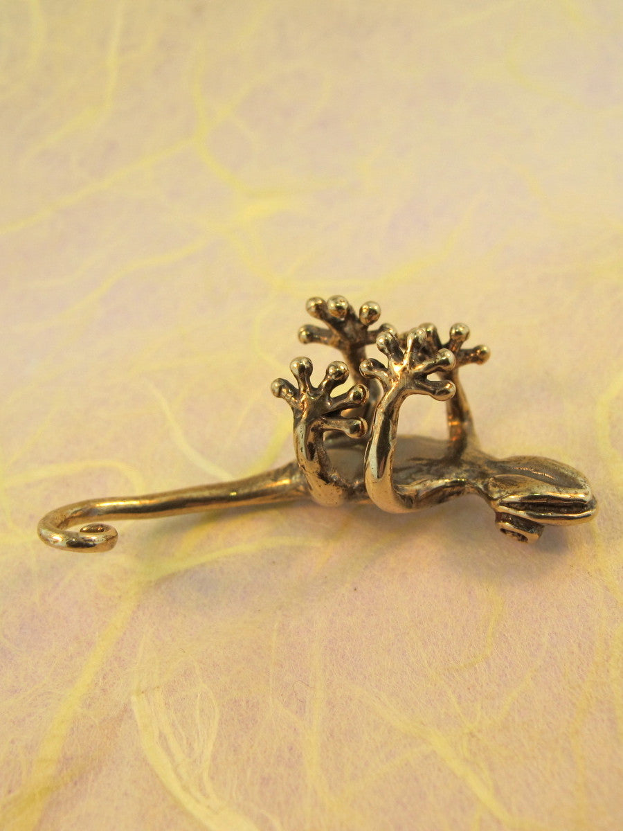 Gecko Ear Climber Cuff - Bronze