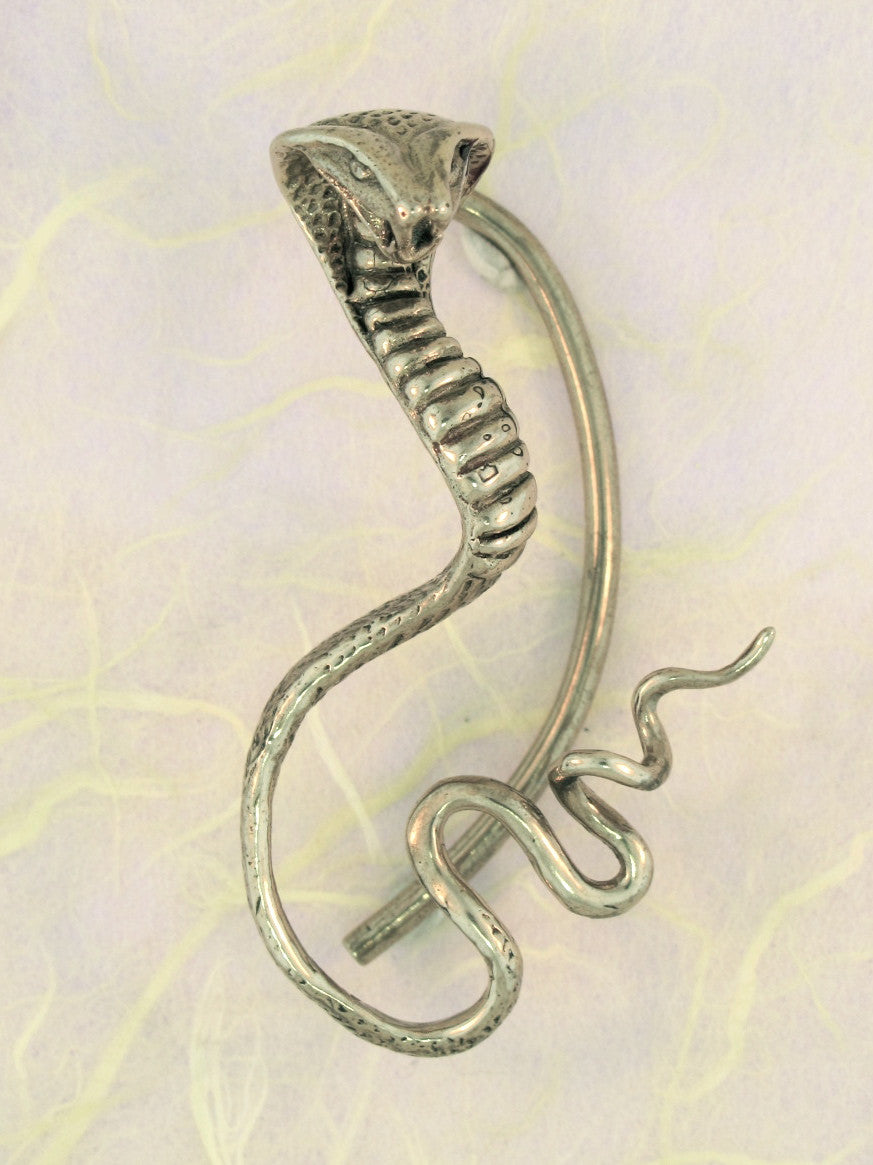 Cobra Ear Wrap - Silver