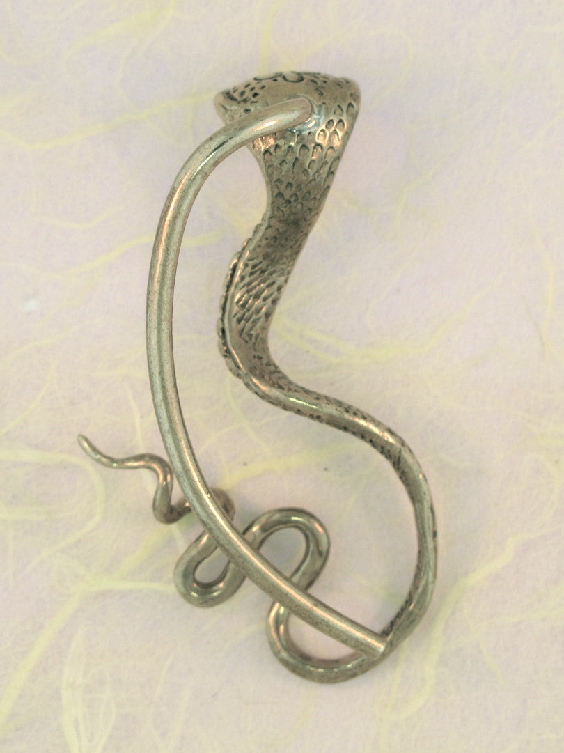 Cobra Ear Wrap - Silver