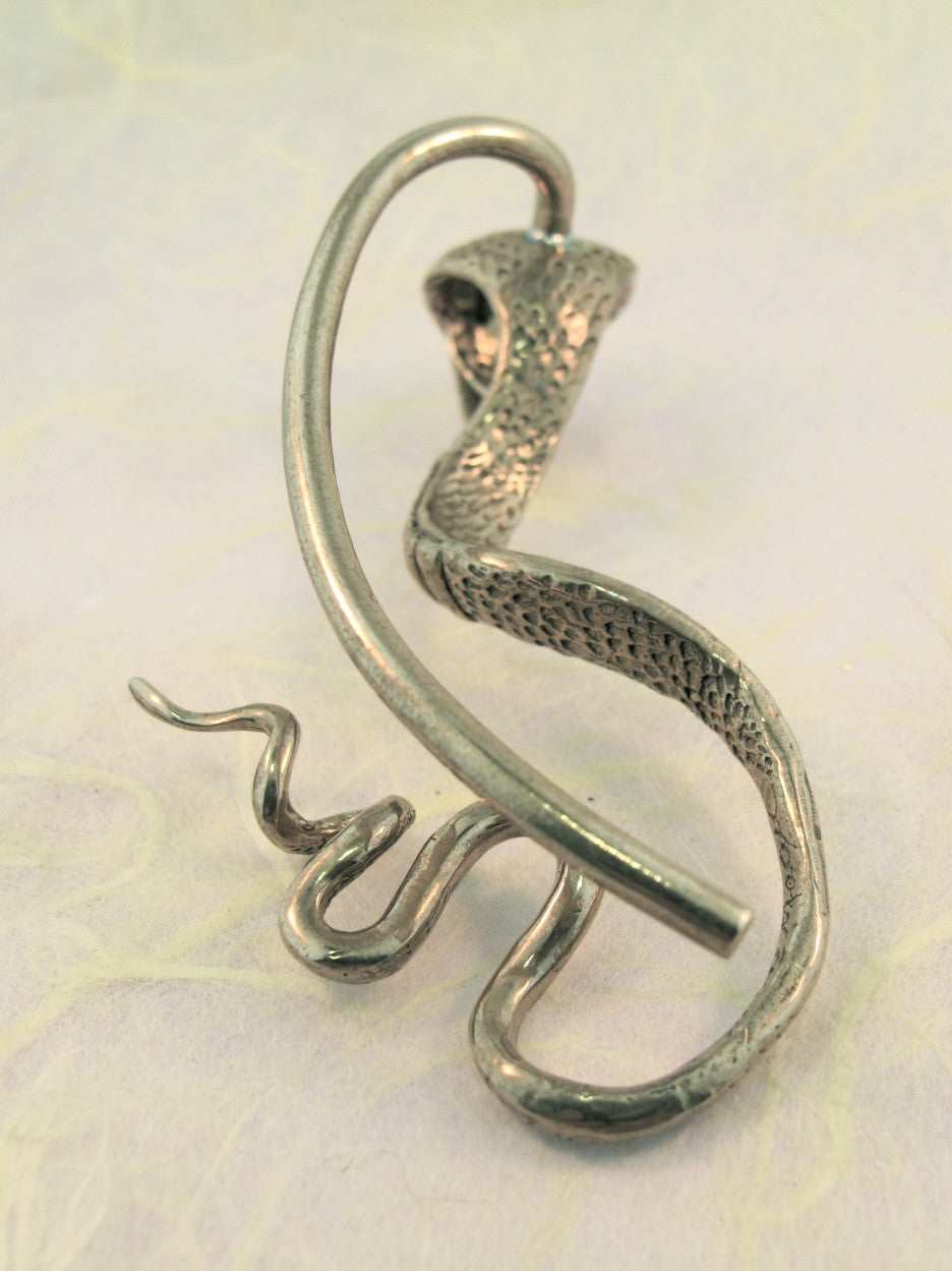 Cobra Ear Wrap - Silver