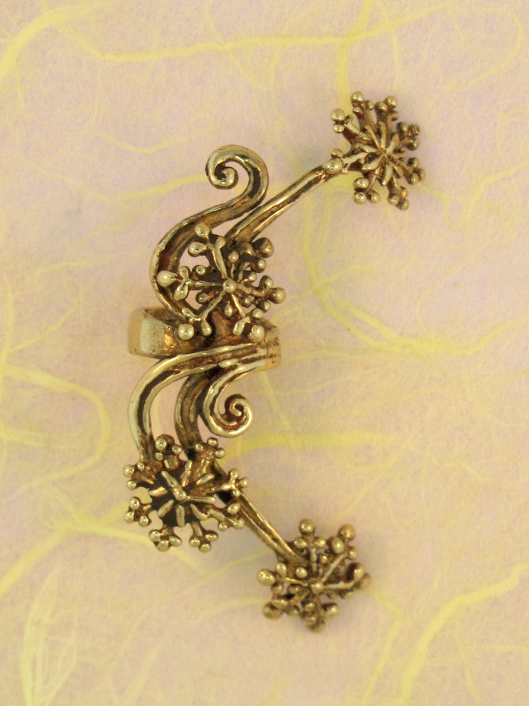 Starburst Ear Cuff - Bronze