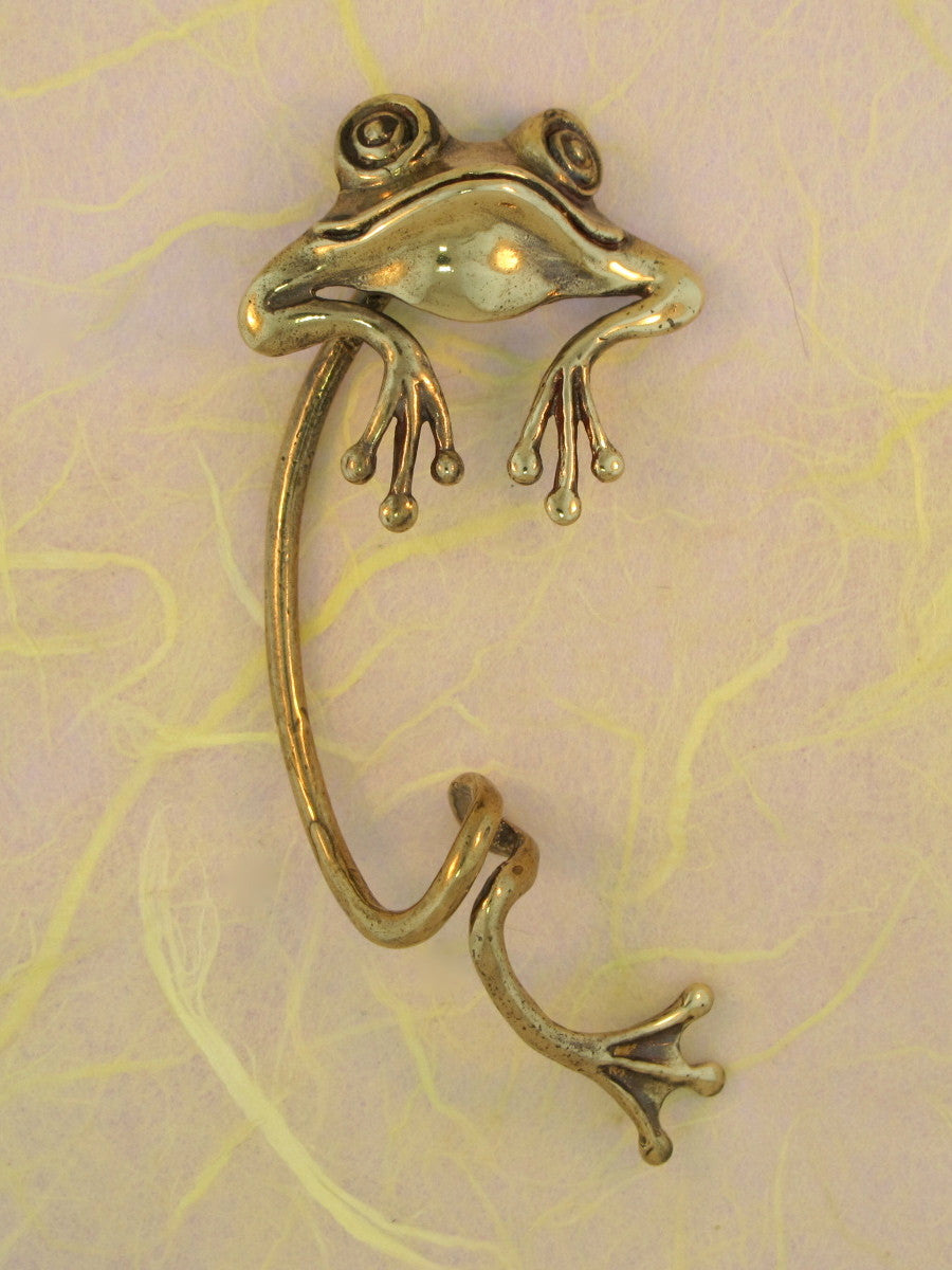 Curious Frog Ear Wrap - Bronze