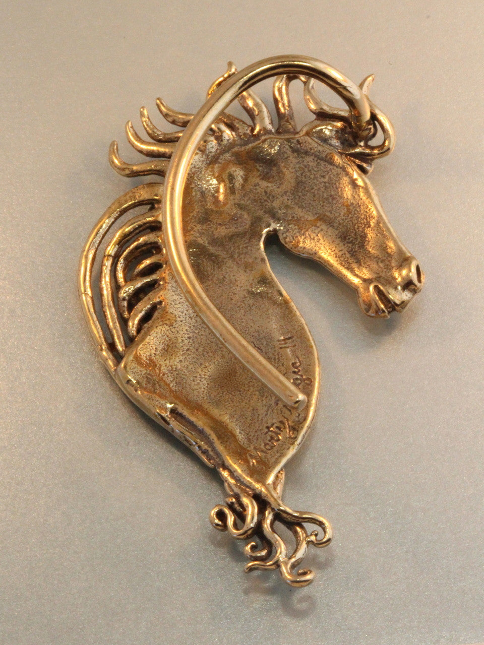 Spirit Horse Ear Wrap in Bronze