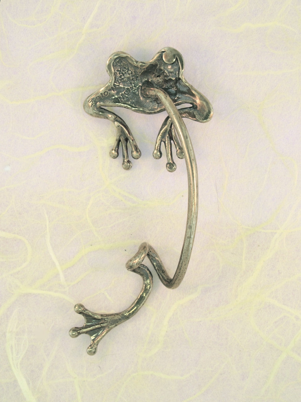 Curious Frog Ear Wrap - Silver