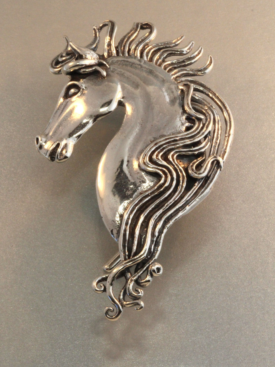Spirit Horse Ear Wrap in Silver