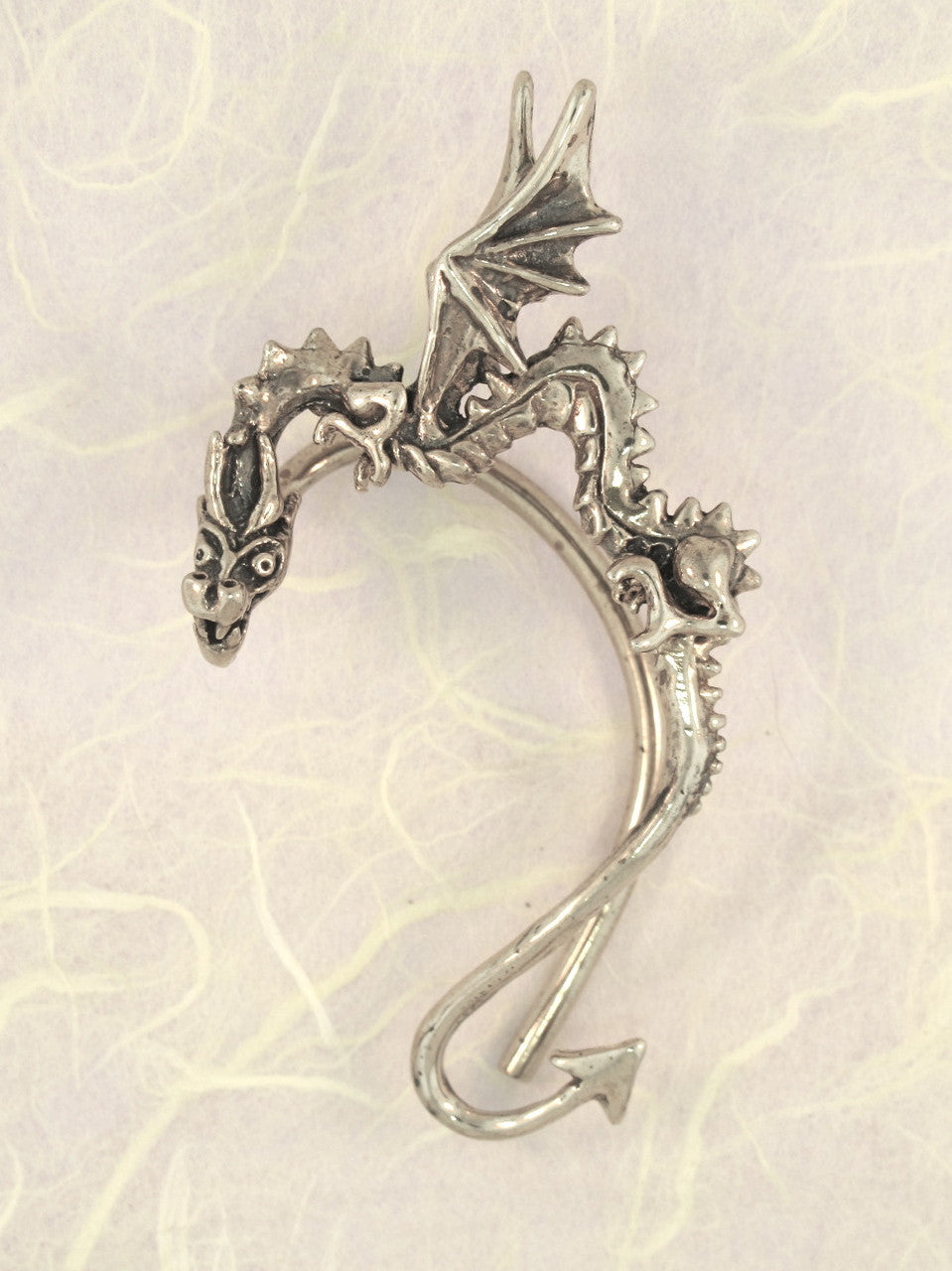 Classic Dragon Ear Wrap - Silver