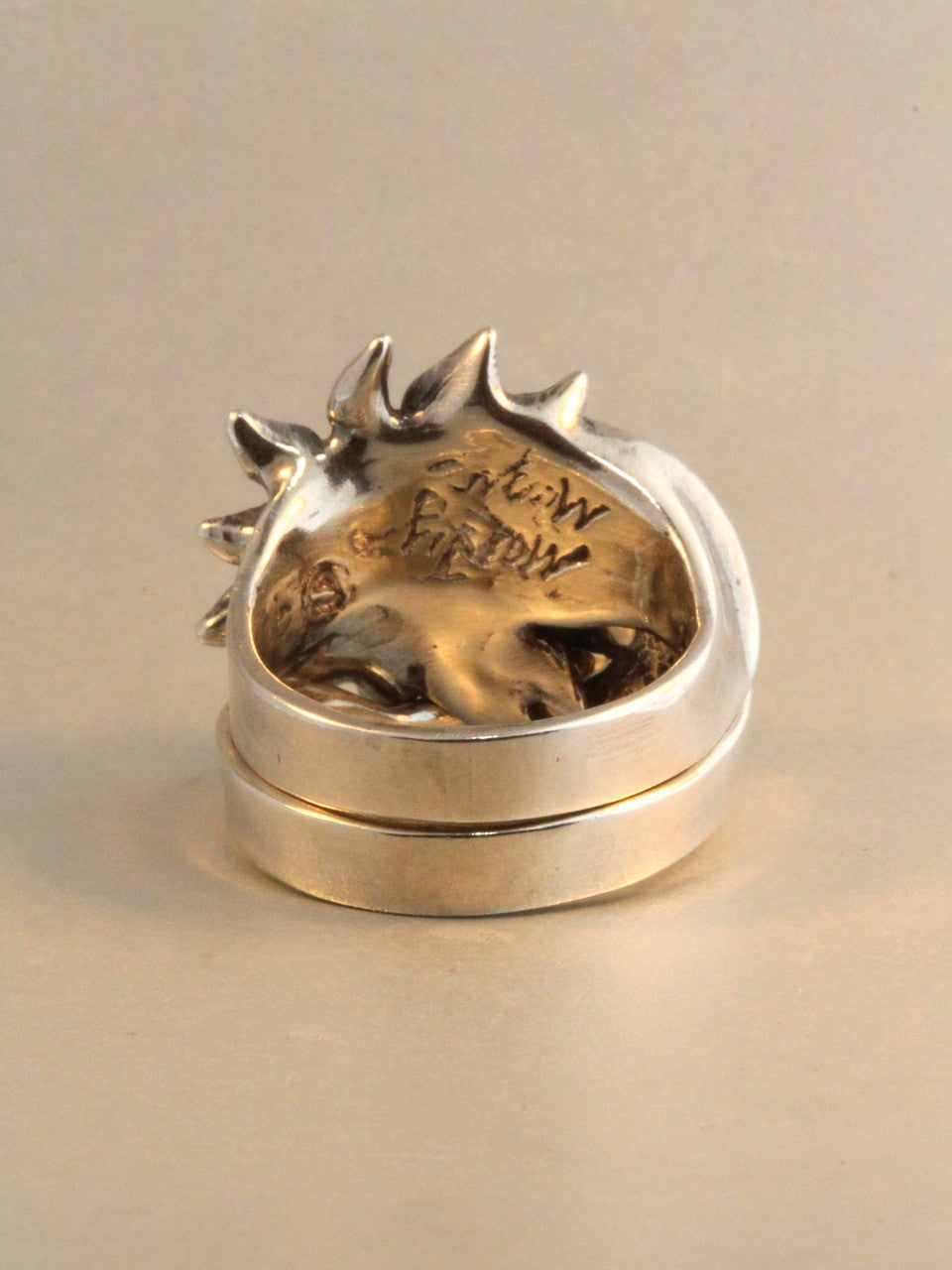 Eclipse Ring in sterling silver