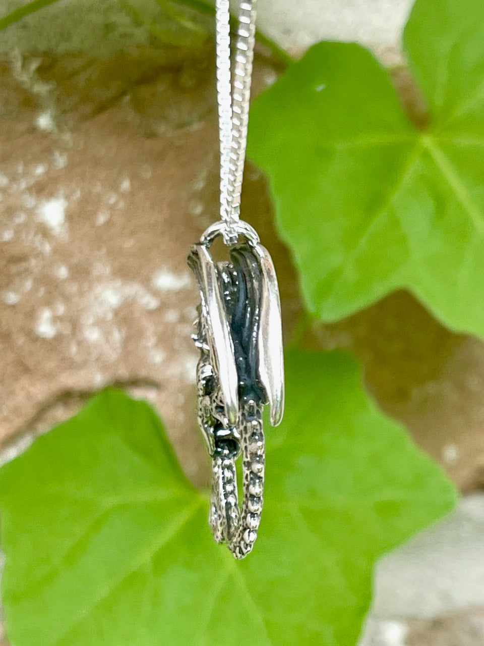 Avalon Dragon Pendant - Sterling Silver
