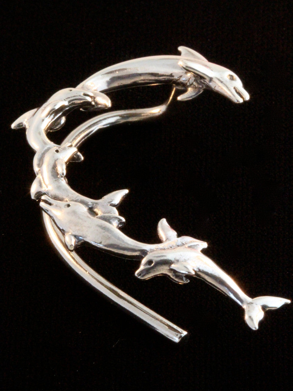 Dolphin Ear Wrap - Silver