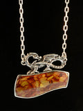 Pietersite - Dune Infinity Dragon Neckpiece -  Silver