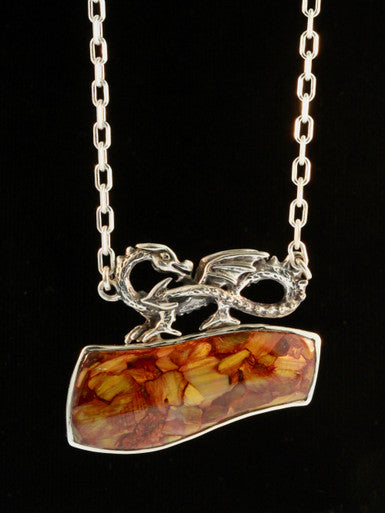 Pietersite - Dune Infinity Dragon Neckpiece -  Silver