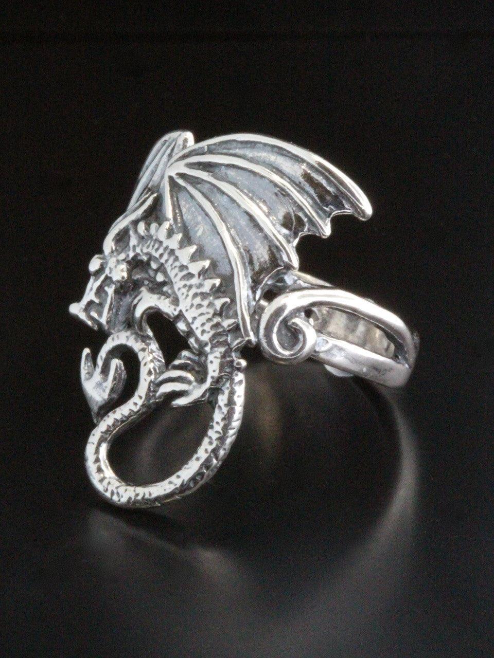 Magic Dragon Ring - Silver