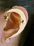 Crescent Moon Ear Wrap - Gold Vermeil