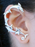 Dolphin Ear Wrap - Sterling Silver