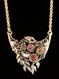 Atlantis Tide Pool Treasure Pendant with Gemstones - 14K gold