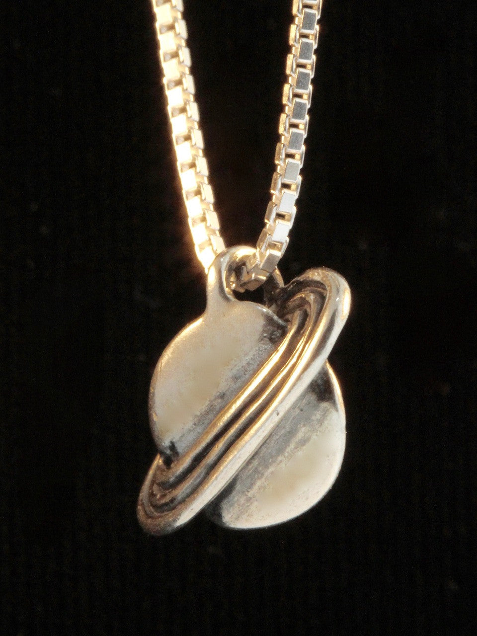 Celestial - Saturn Charm - silver