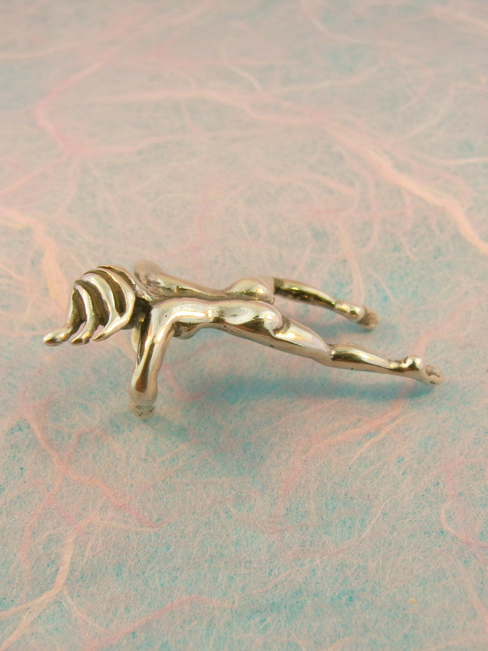 Ear Woman Ear Cuff - Bronze