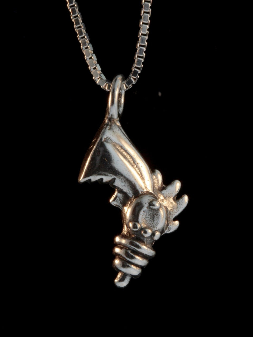 Retro Alien Ray Gun - Sterling Silver