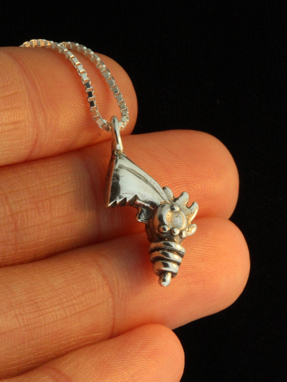Retro Alien Ray Gun - Sterling Silver
