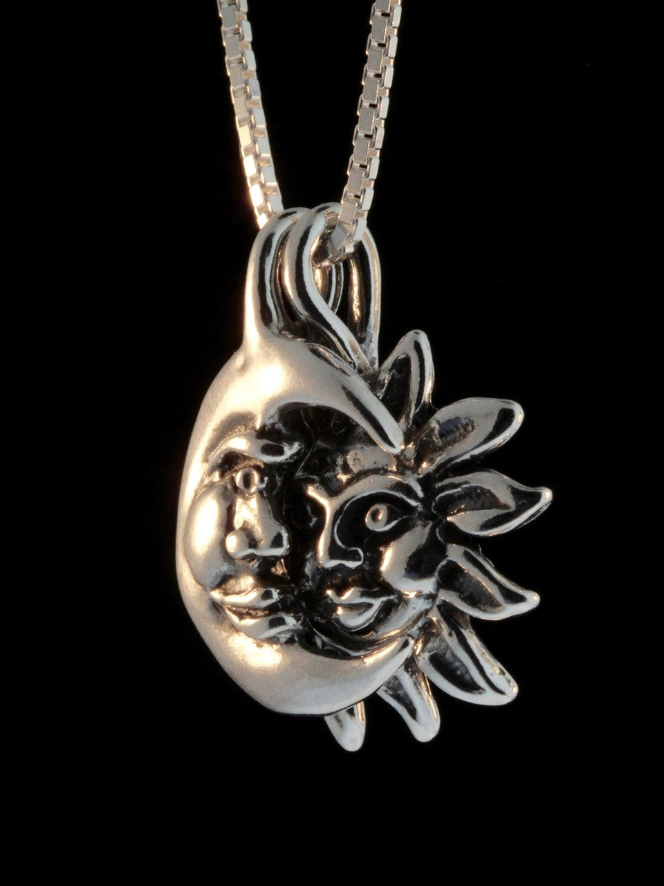 Two Part Eclipse Pendant - Silver