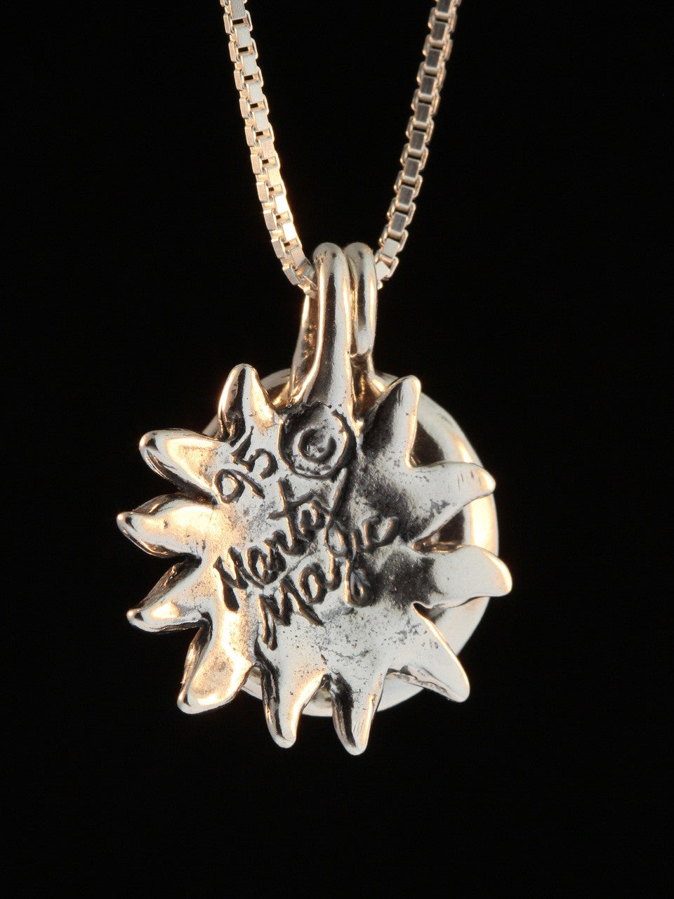 Two Part Eclipse Pendant - Silver