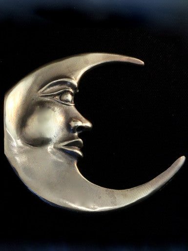 Moon Hook Sculpture - Bronze