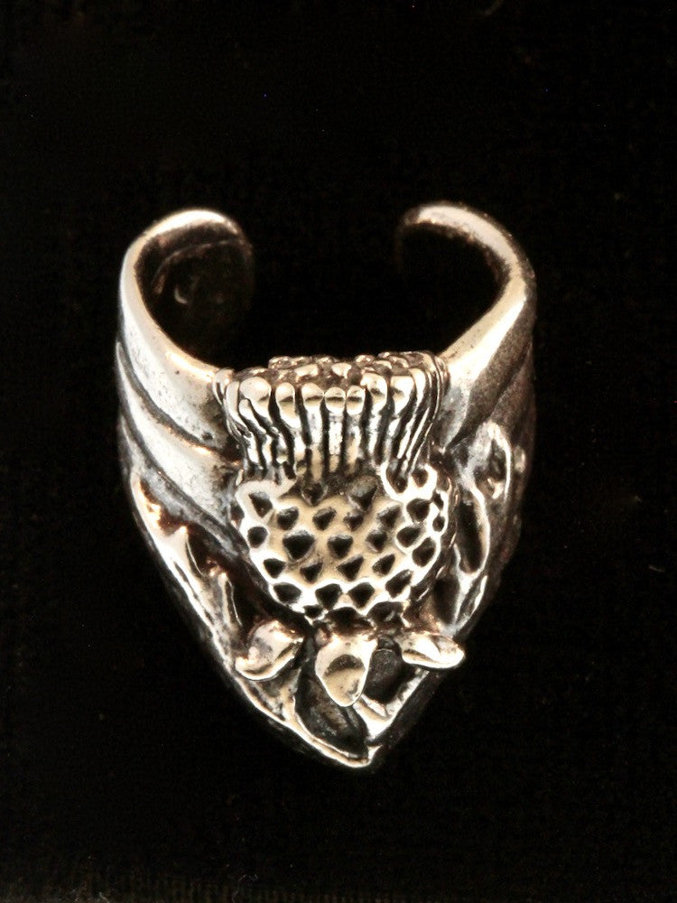 Thistle Ear Cuff - Silver