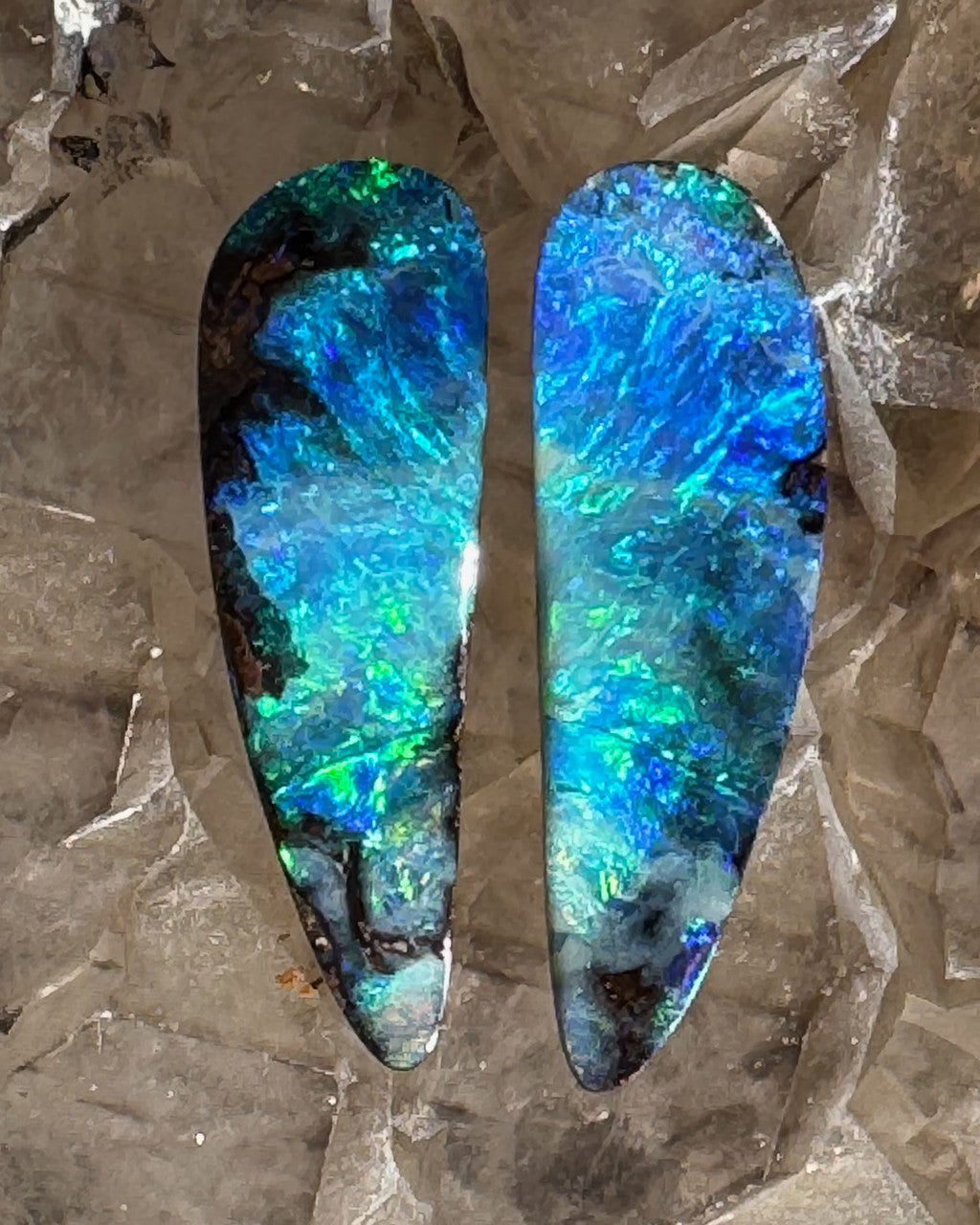 Paradise Lost and Paradise Found - Australian boulder opal - 29.8 Ct.