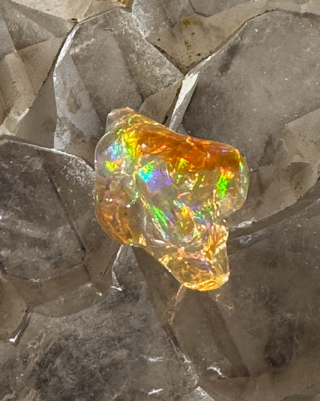 Blaze Mexican fire Opal - 8.75 Ct