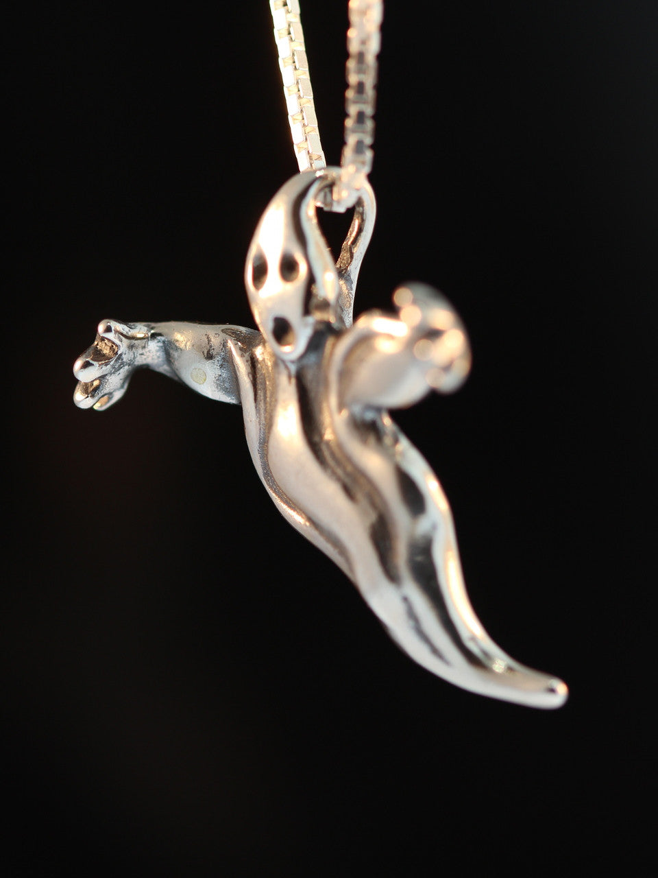 Sterling Silver Ghost Charm