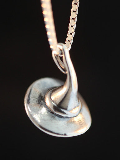 Witch's Hat Charm - Sterling Silver