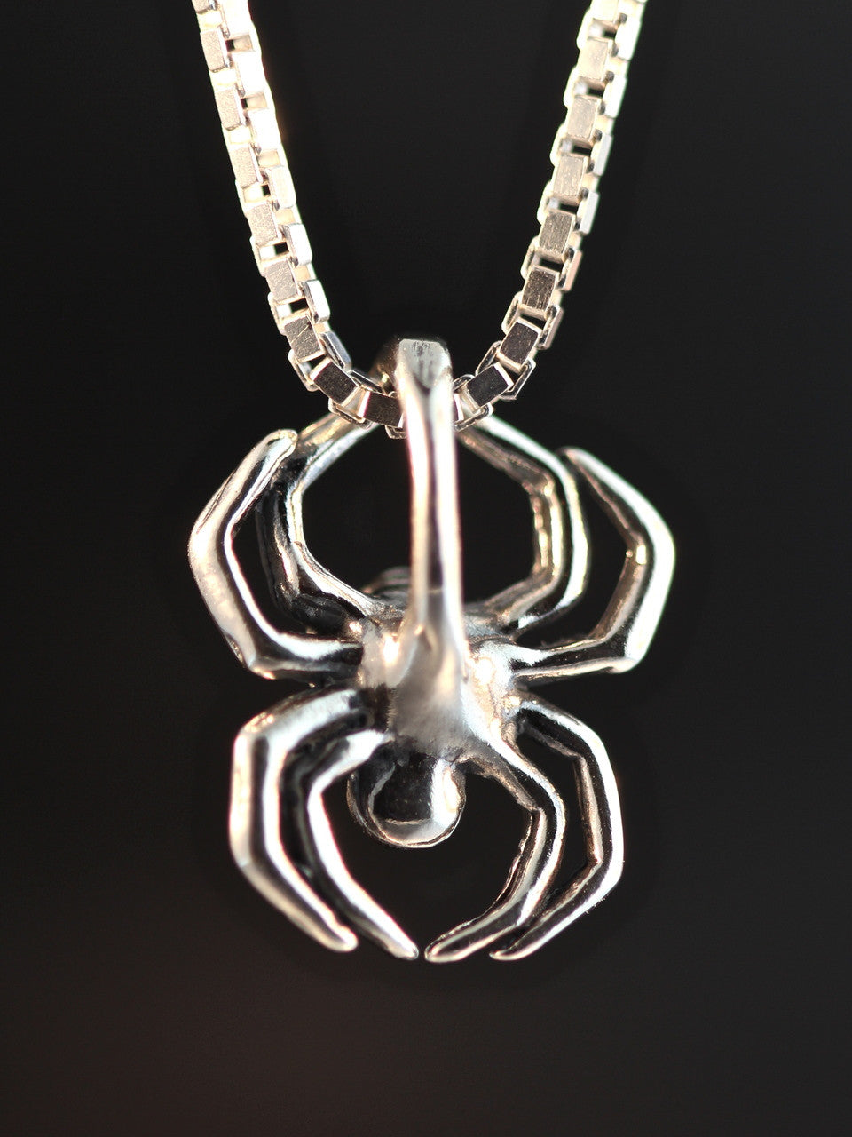 Small Spider Charm in Sterling Silver