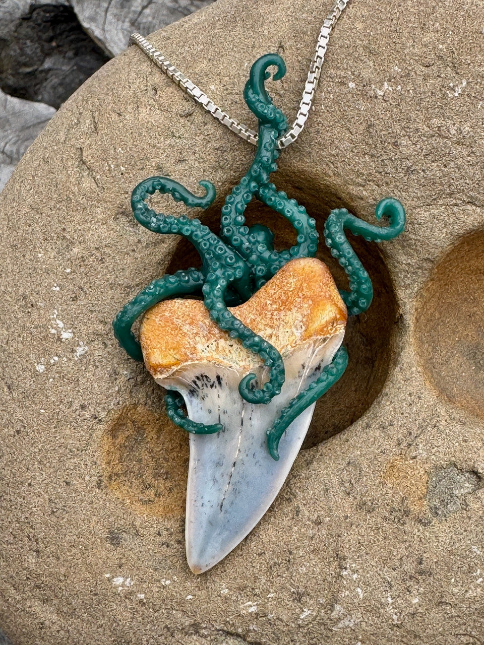 Original Wax for the Octopus Shark Tooth Pendant