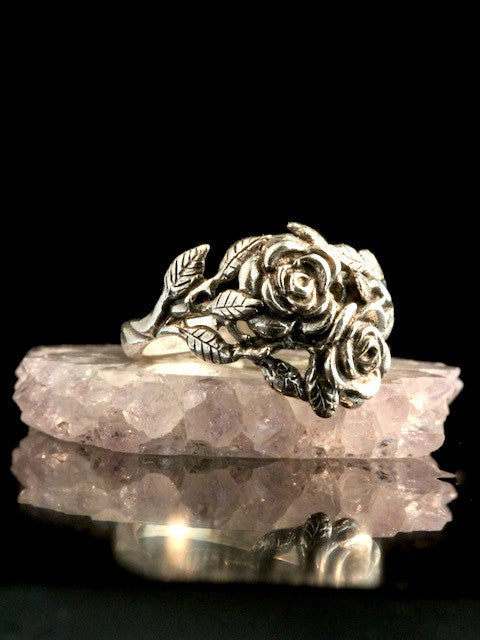 Rose Ring - Sterling Silver
