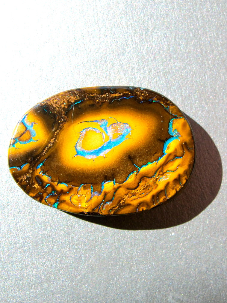 Cosmic Waves - Australian Koroit Boulder Opal - 39 ct