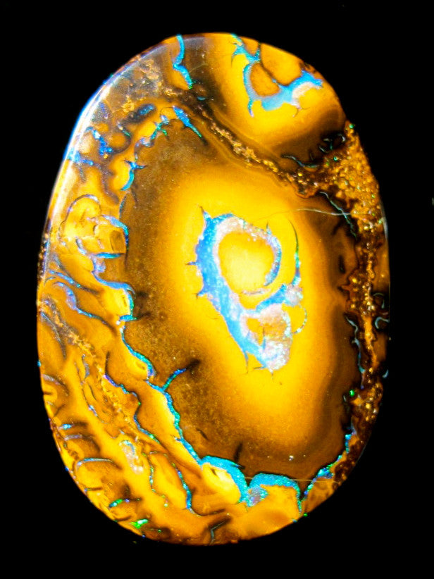 Cosmic Waves - Australian Koroit Boulder Opal - 39 ct