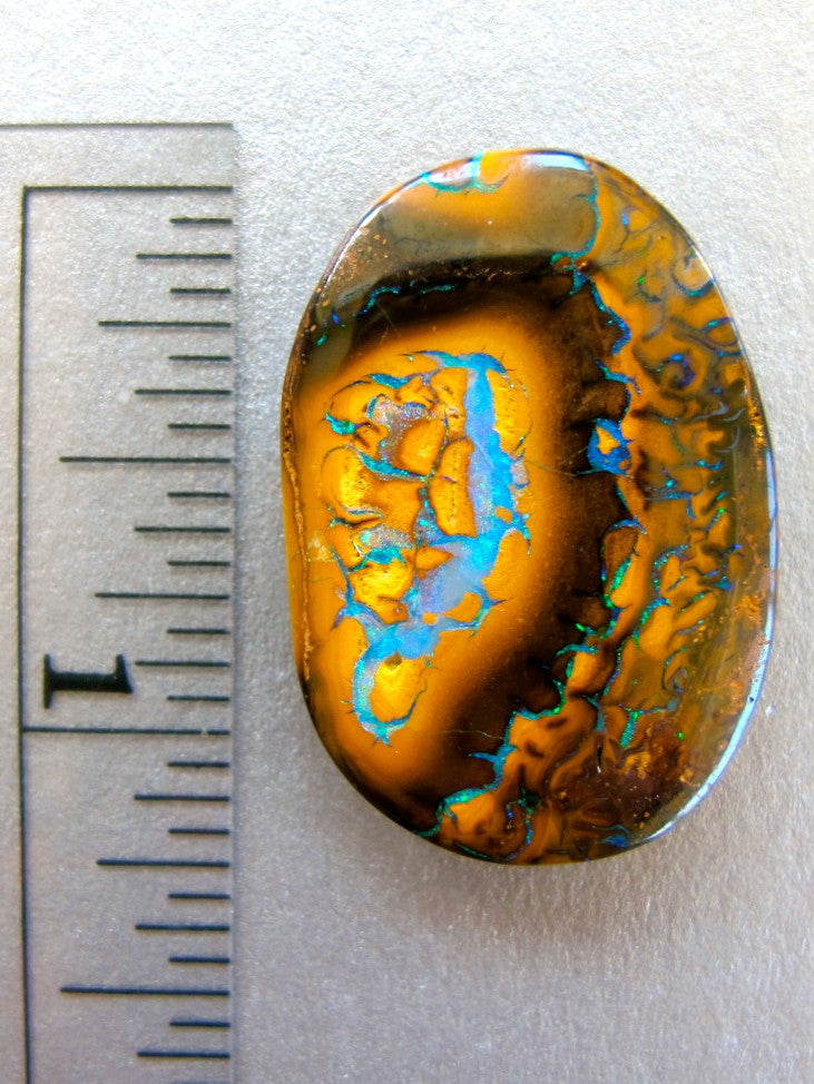 Cosmic Waves - Australian Koroit Boulder Opal - 39 ct