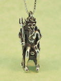 Poseidon Charm Silver