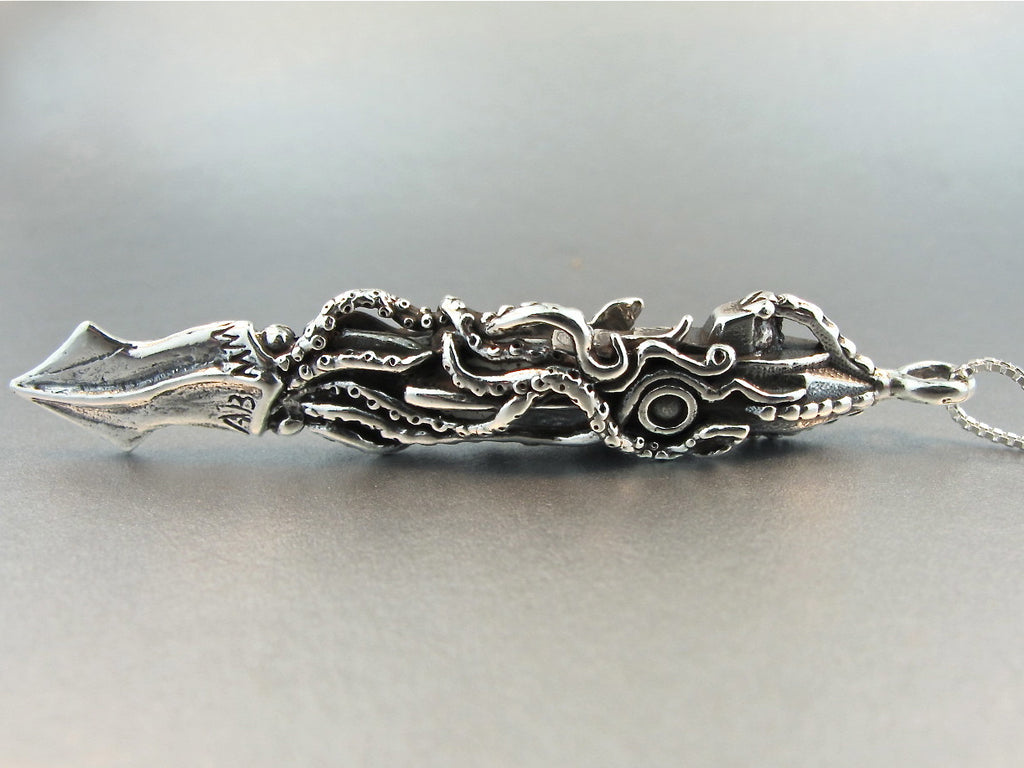 The Attack of the Nautilus Submarine Pendant - Silver