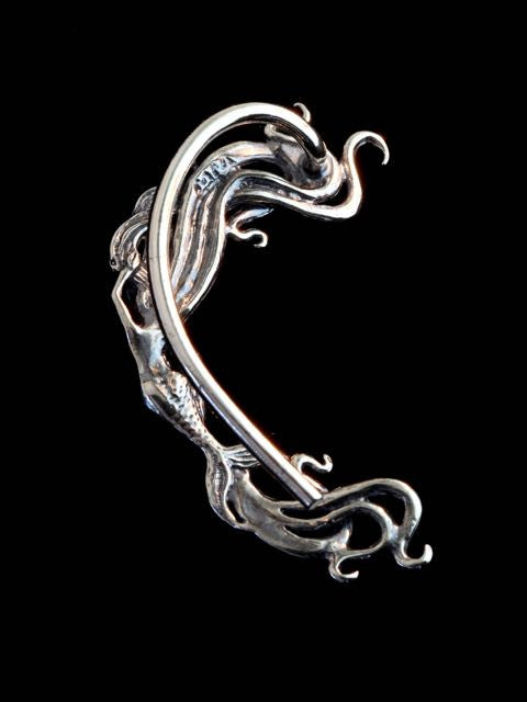 Mermaid Ear Wrap - Silver