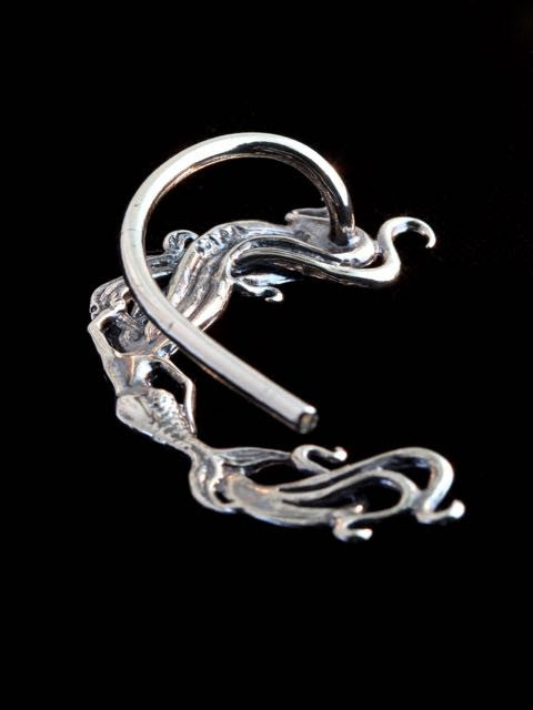 Mermaid Ear Wrap - Silver