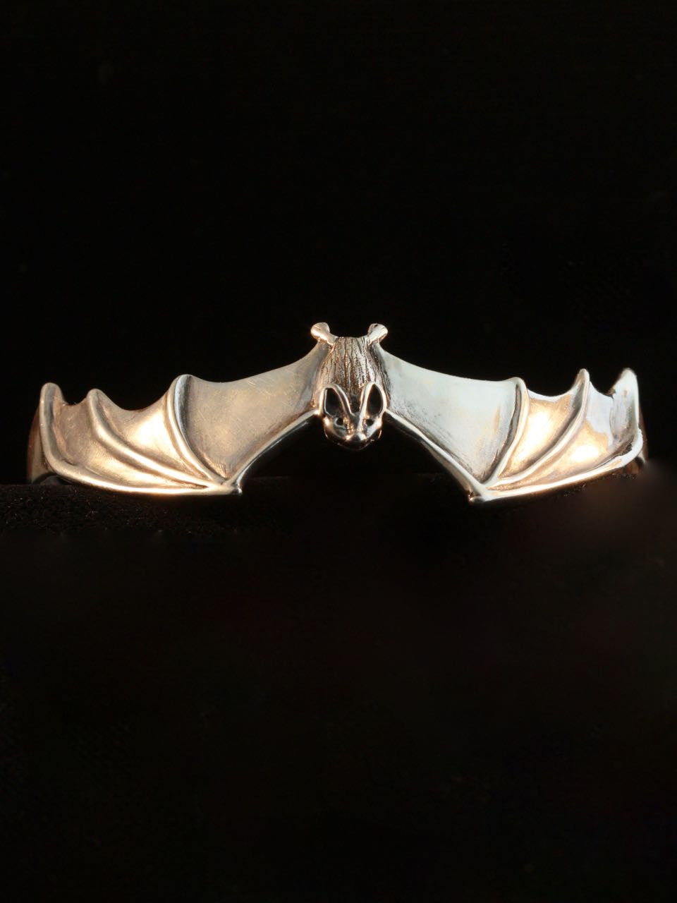 Bat Cuff Bracelet - Sterling Silver