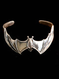 Bat Cuff Bracelet - Sterling Silver