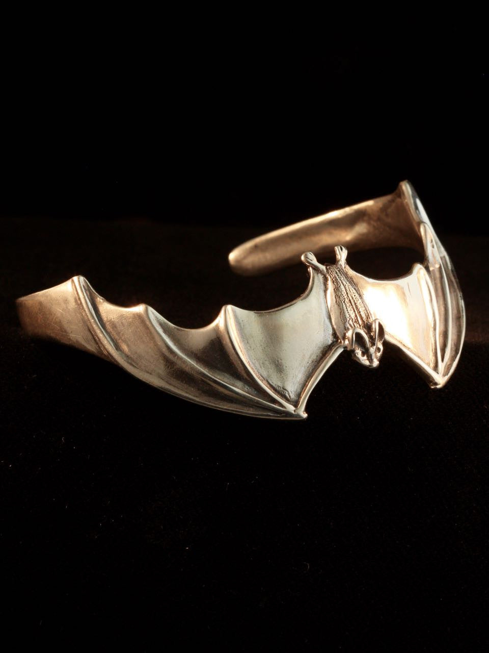 Bat Cuff Bracelet - Sterling Silver