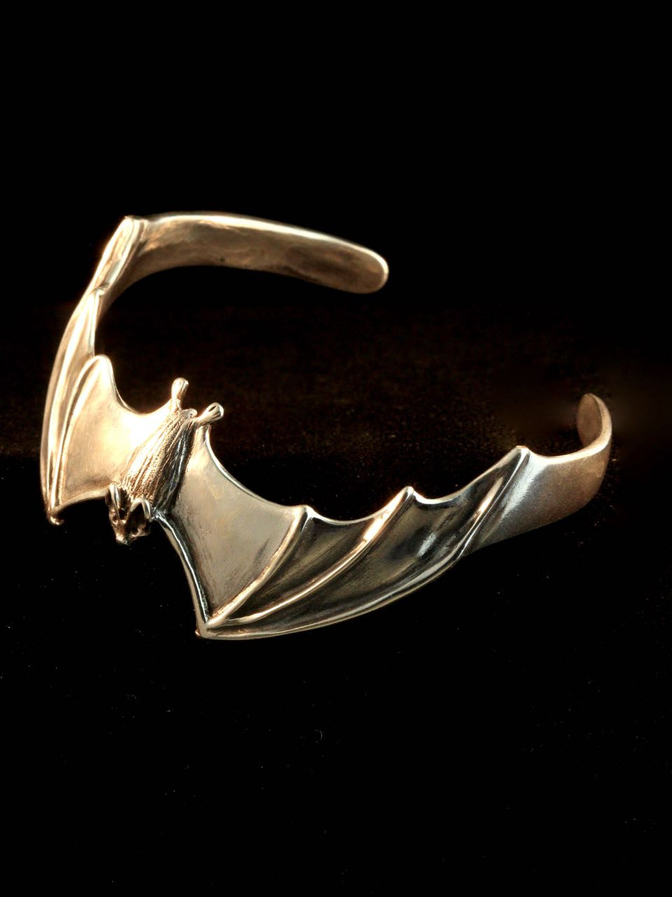 Bat Cuff Bracelet - Sterling Silver