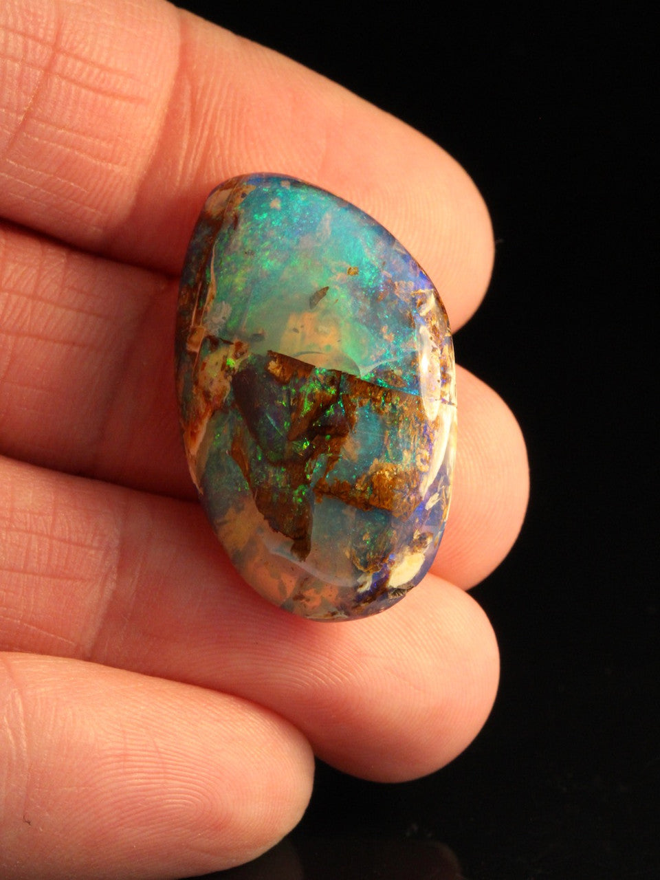 Outback Oasis - Australian Boulder Opal - 22 ct