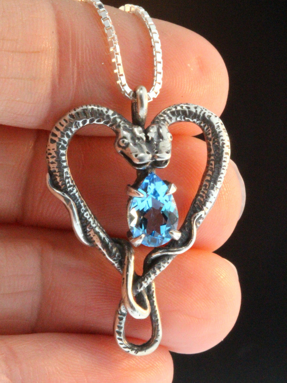 Viper Valentine w/Blue Topaz