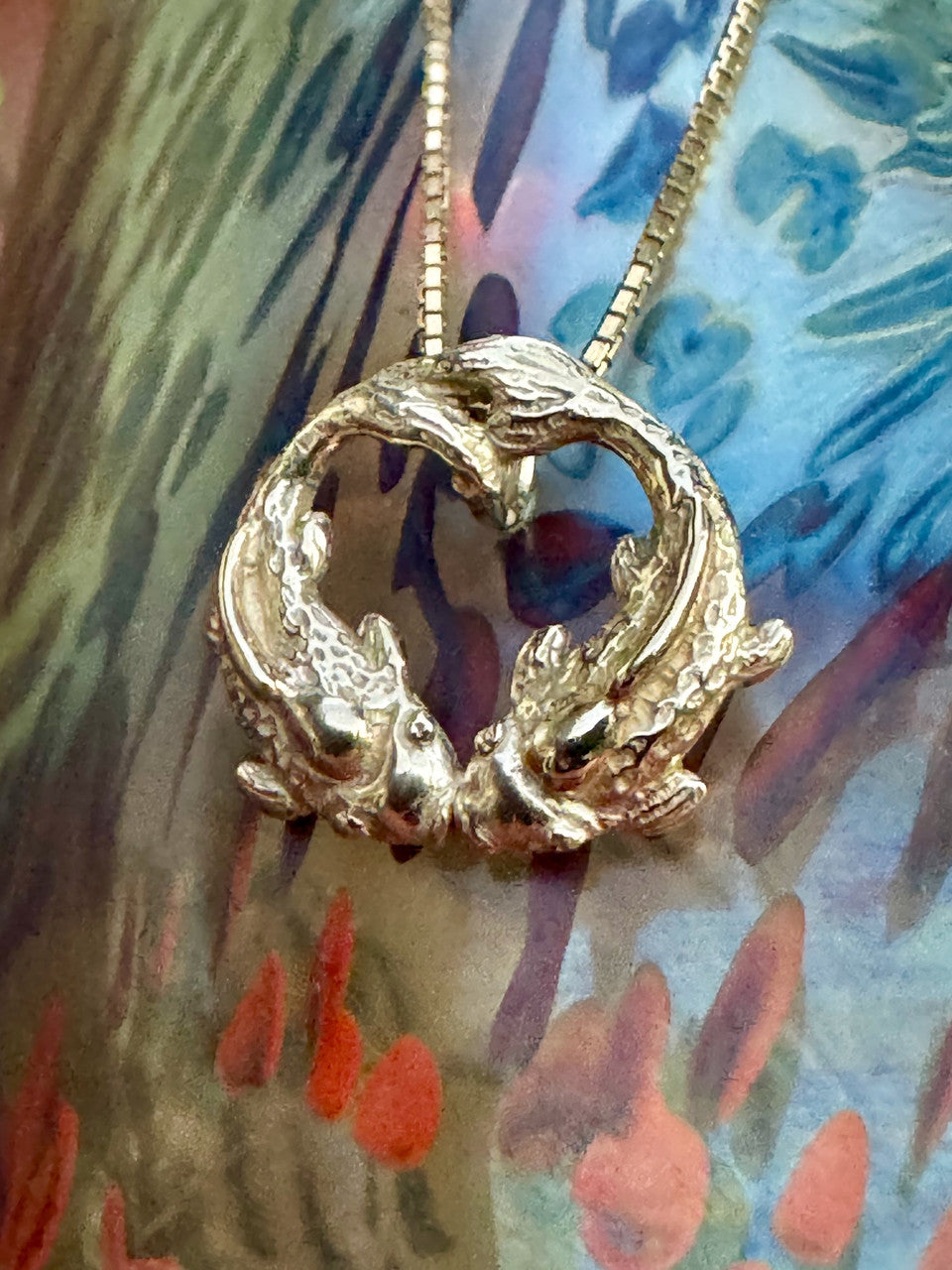 Koi Love Charm - 14K Gold
