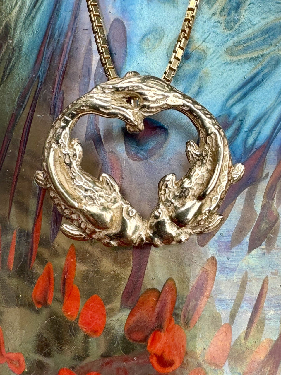 Koi Love Charm - 14K Gold