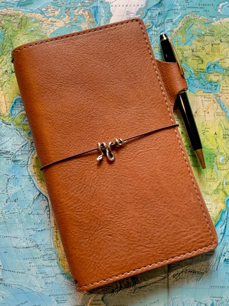 Vine Snake Traveler Notebook Charm in Silver